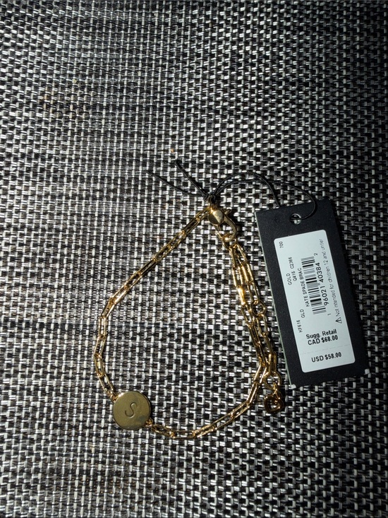 kate spade Accessories - Kate Spade Gold Initial 'S' link  Chain Bracelet - Women Accessories